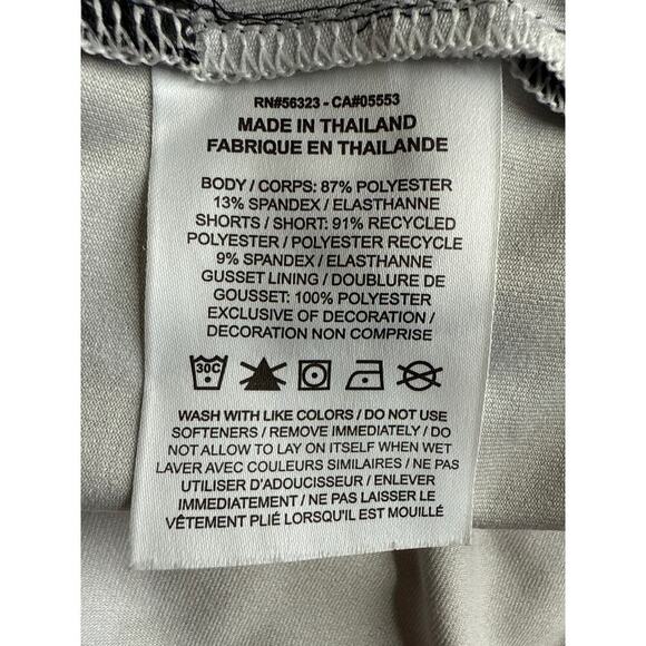 Nike Women’s Skort 2in1 Skirt Golf  UPF 40+ Size XL Black Grey White - Picture 10 of 12